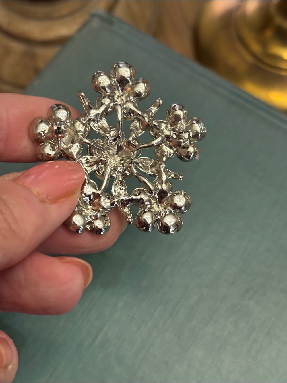 Vintage Rhinestone Brooch - Picture 3 of 4